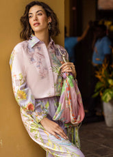 Mushq La Dolce Hemline Embroidered Lawn Suits Unstitched 3 Piece - MQ25LDH 9B ERMINIA